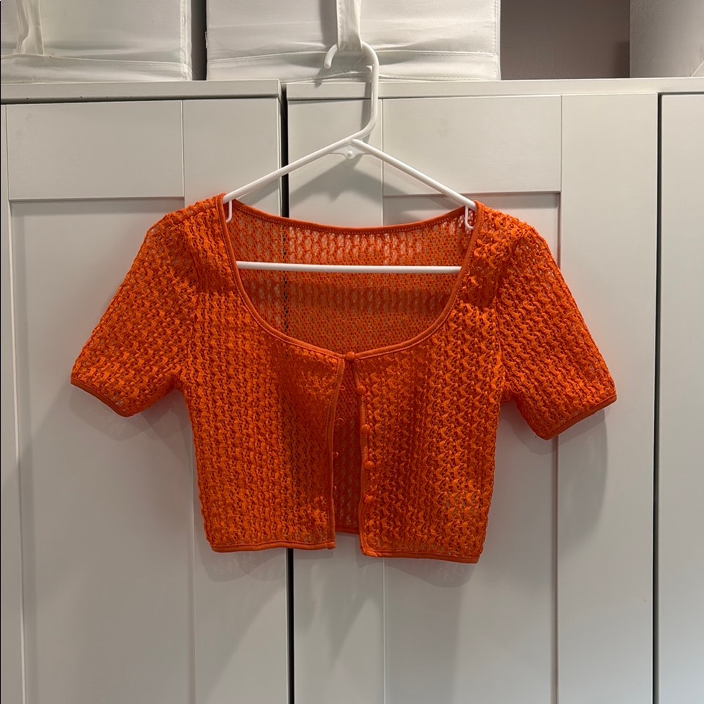 Orange Sweater